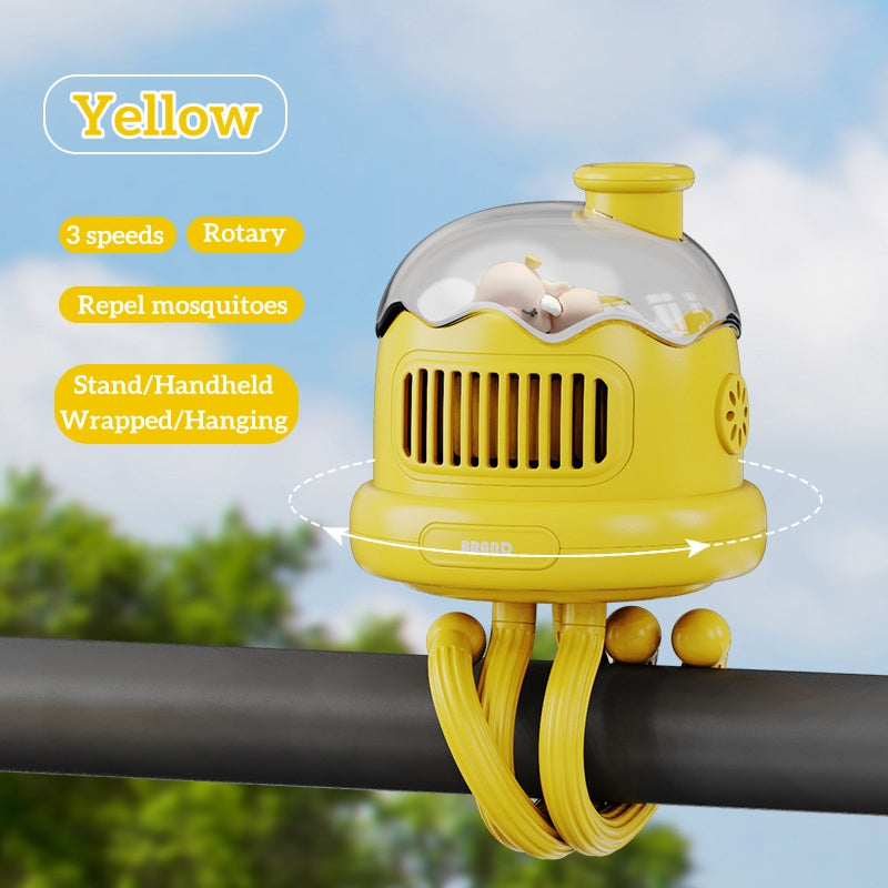 USB Rechargeable Portable Mosquito Repellent Stroller Fan | Stornfield