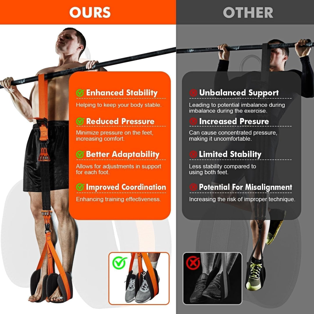 Pull-up assistance band with double foot system | Stornfield