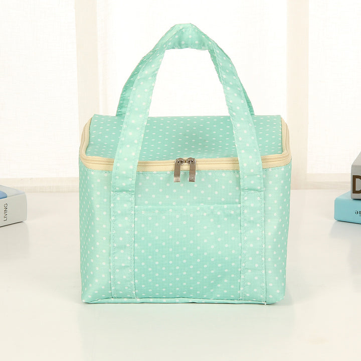 Insulated Dot Print Lunch Carrier Bag Stornfield