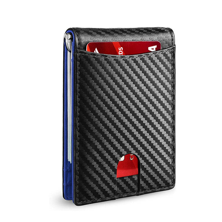 Stornfield | Men’s Slim RFID Wallet | Leather Card Holder | Black