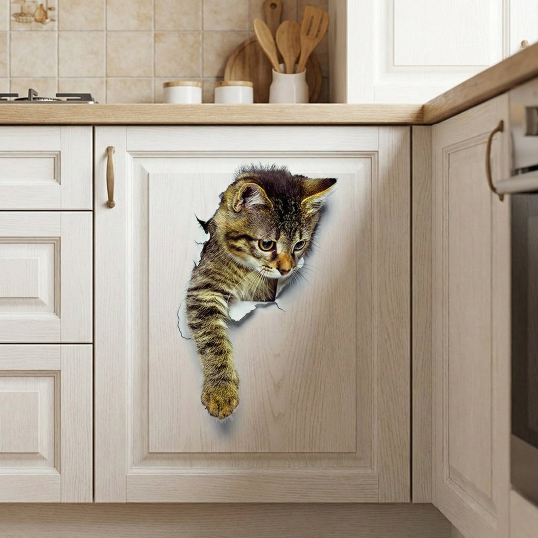 3D Toilet Protector Cat Sticker | Stornfield