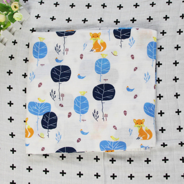 Cute Patterned Muslin Swaddle Blanket Stornfield