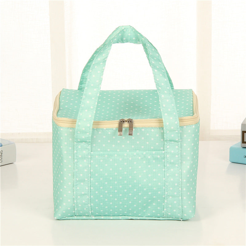 Insulated Dot Print Lunch Carrier Bag Stornfield