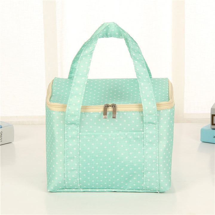 Insulated Dot Print Lunch Carrier Bag Stornfield