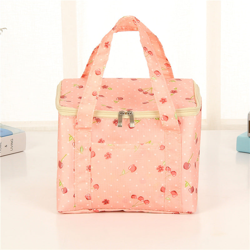 Insulated Dot Print Lunch Carrier Bag Stornfield