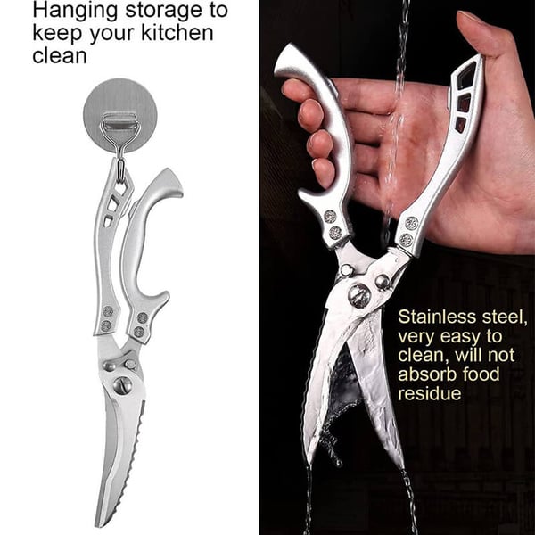 Stainless Steel Bone-Cut Kitchen Scissors | Stornfield