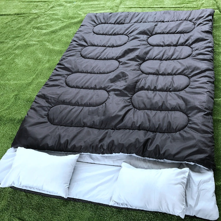 Travel blanket with integrated pillows Stornfield