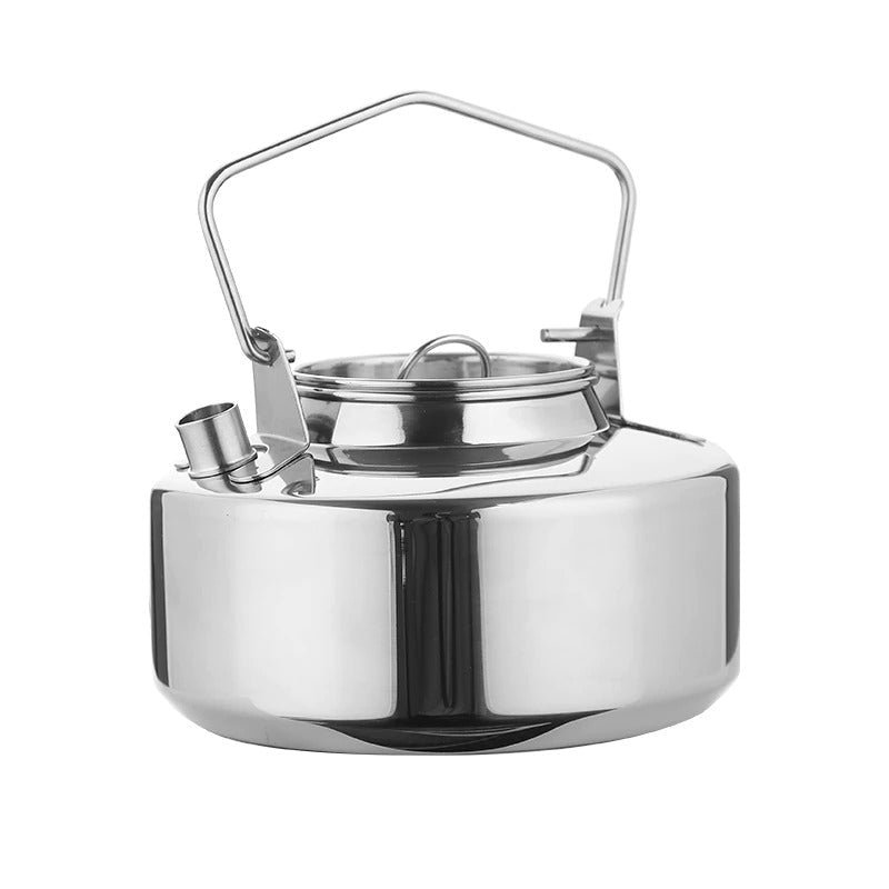 45.6oz Antarcti Stainless Steel Backpacking Camping Kettle Bushcraft Gear | Stornfield