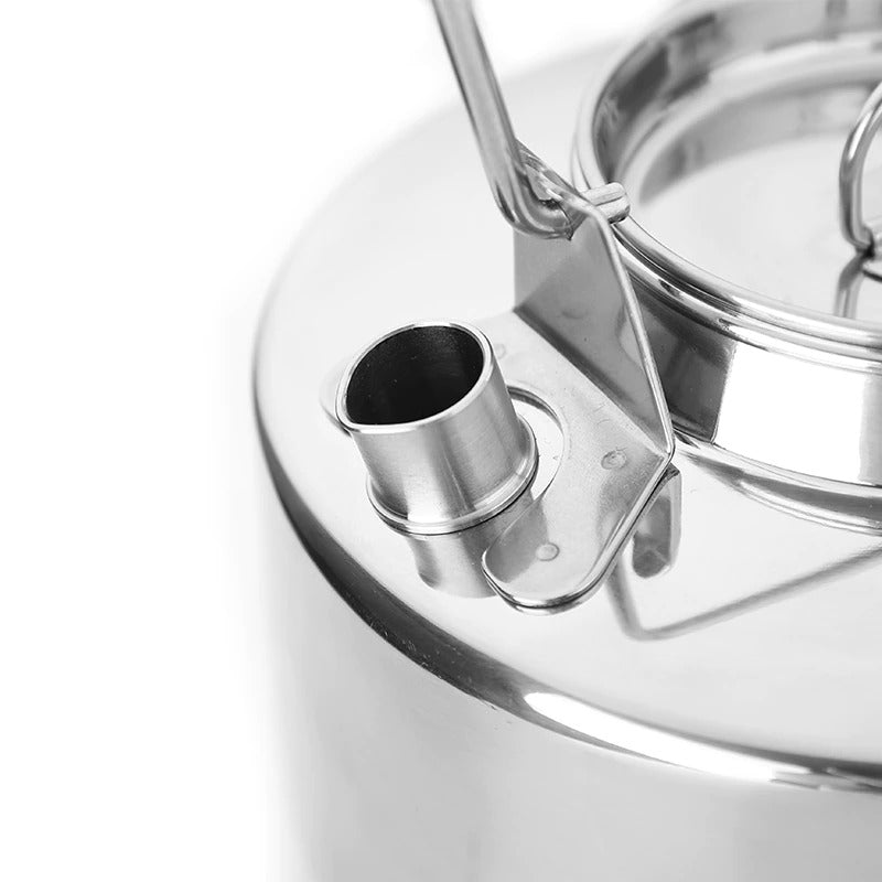 45.6oz Antarcti Stainless Steel Backpacking Camping Kettle Bushcraft Gear | Stornfield