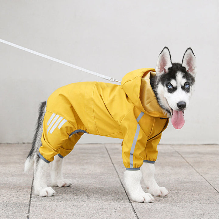 Stornfield | RainBuddy Waterproof Dog Raincoat | Reflective Stripes | Adjustable and Hooded