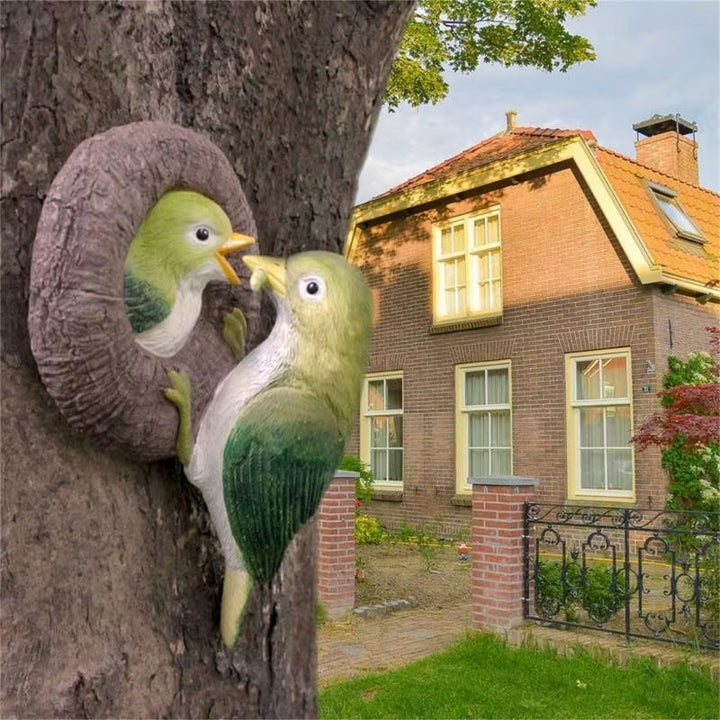 Lovebirds Tree Hug Wall Hanging Decor | Stornfield
