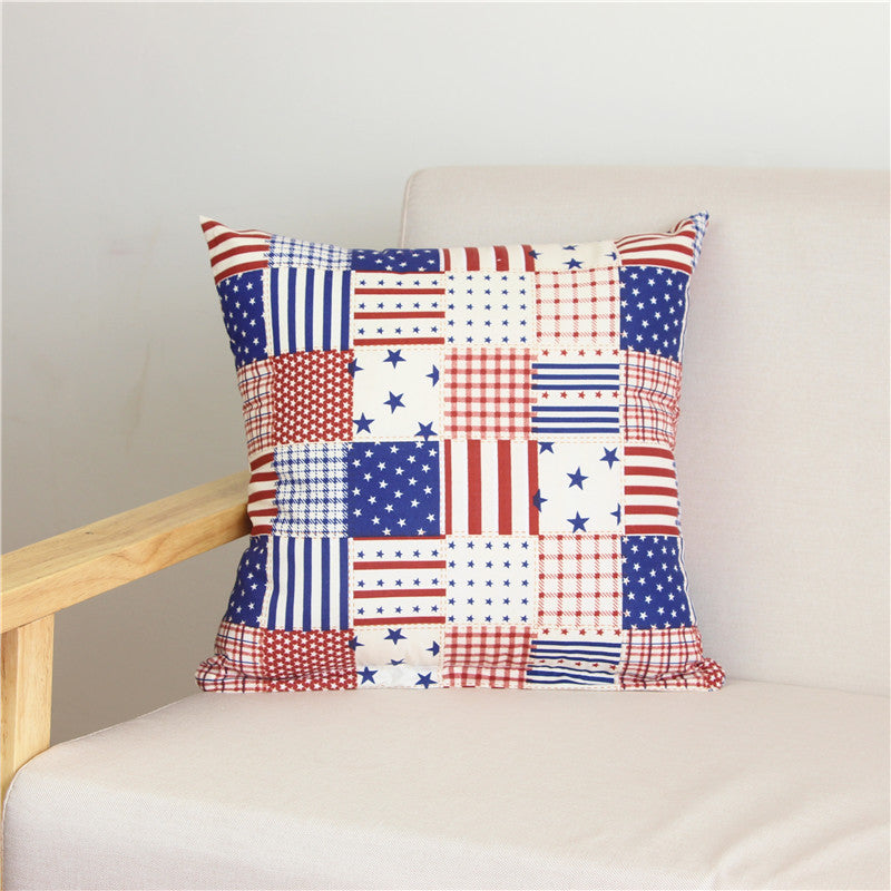 Women decorative patchwork cushion cover Stornfield