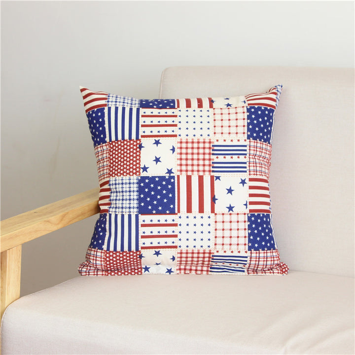 Women decorative patchwork cushion cover Stornfield