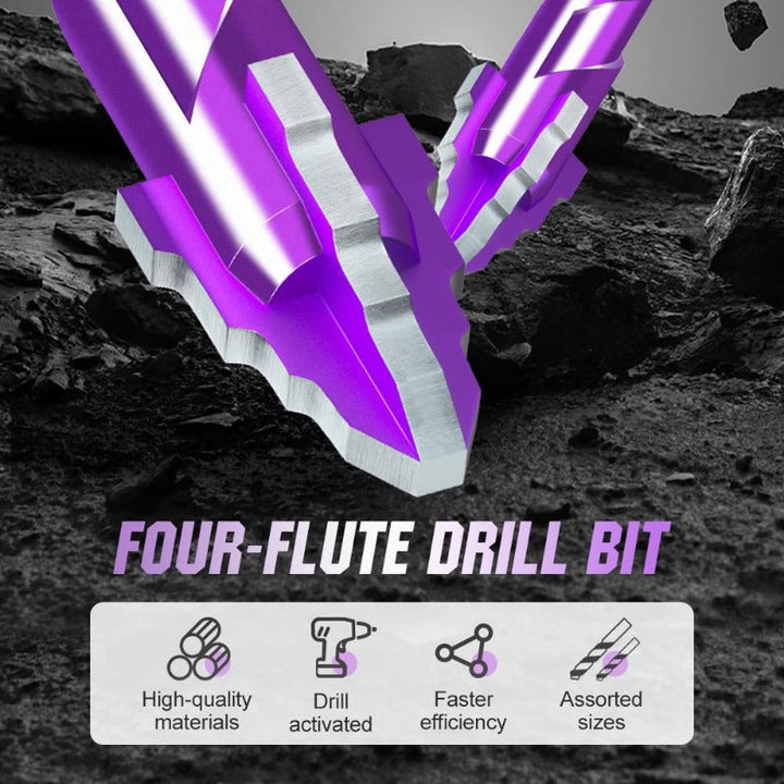 Woyuosn VioletShield Quad-Edge Drill Set Stornfield