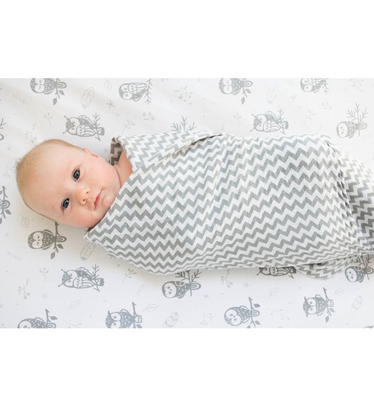 Cute Patterned Muslin Swaddle Blanket Stornfield