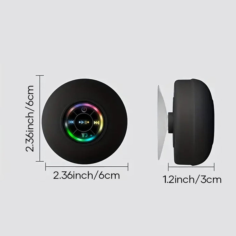 Mini Bluetooth Shower Speaker With LED Light | Stornfield