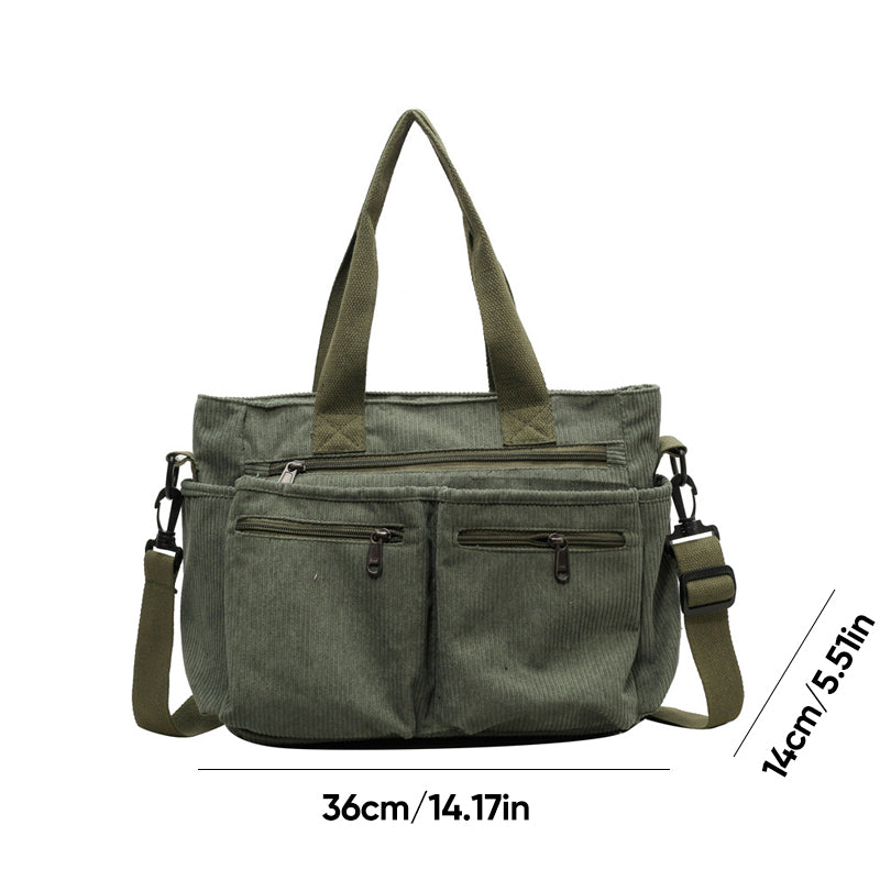 Corduroy Tote Bag, One Color | Stornfield