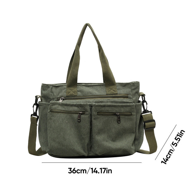 Corduroy Tote Bag, One Color | Stornfield
