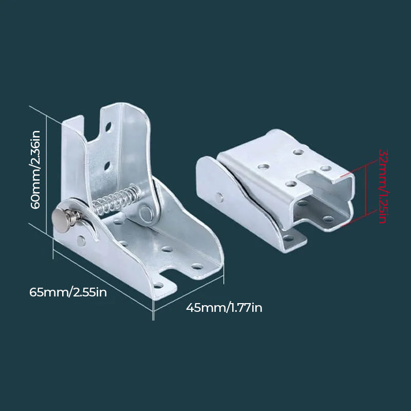 90 Degree Self-Locking Hinged Hinge | Stornfield
