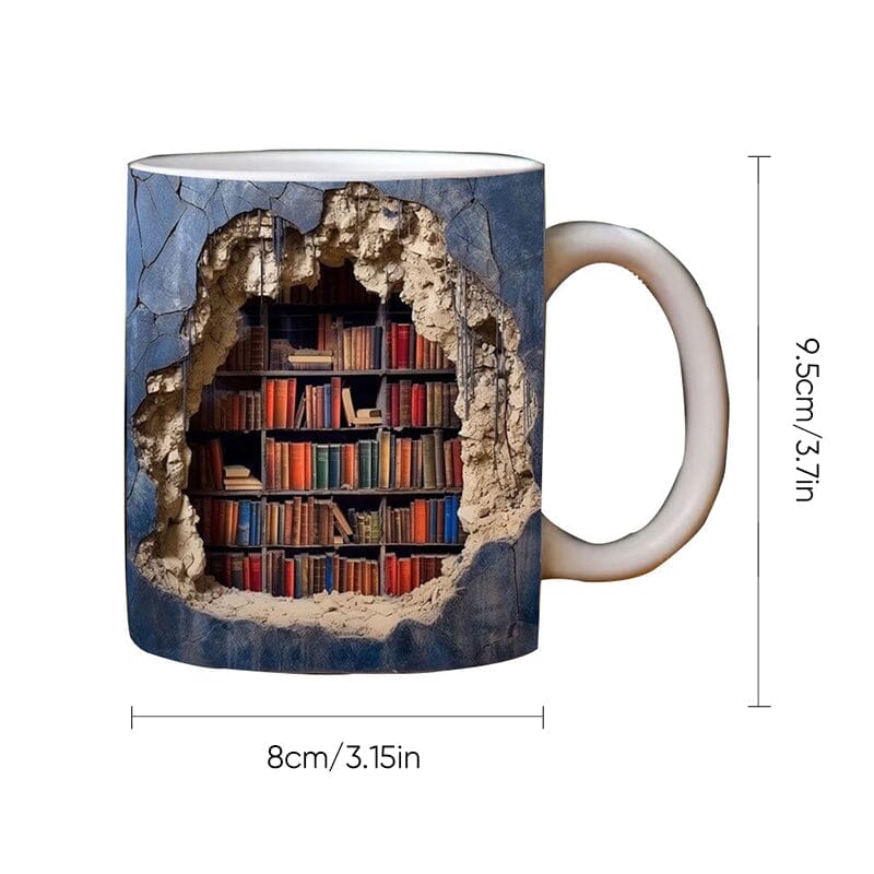 3D Bookshelf Mug | Stornfield