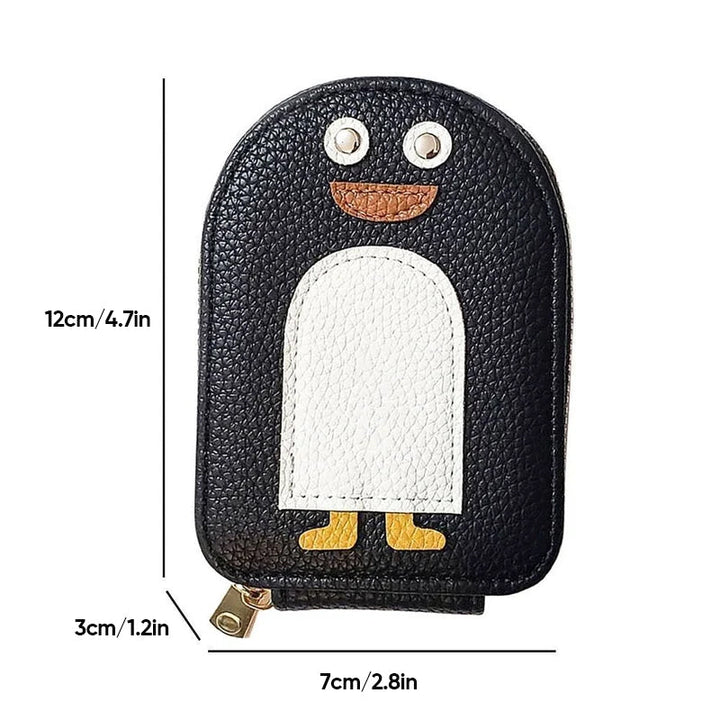 PU wallet for credit card and cute penguins | Stornfield
