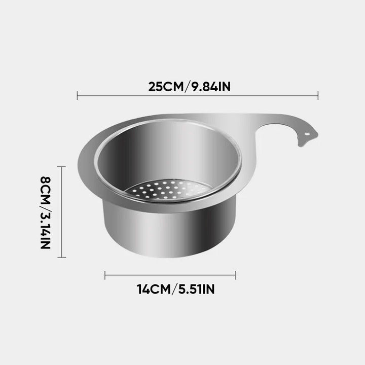 Stainless Steel Swan Sink Strainer Basket | Stornfield