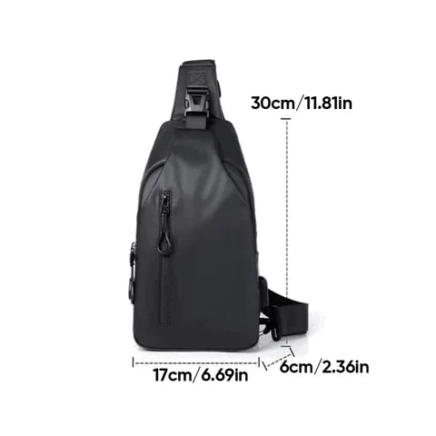 UrbanShield Waterproof Shoulder Bag with Anti-Theft Design | Stornfield