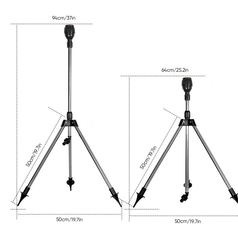 Automatic rotating tripod sprinkler | Stornfield