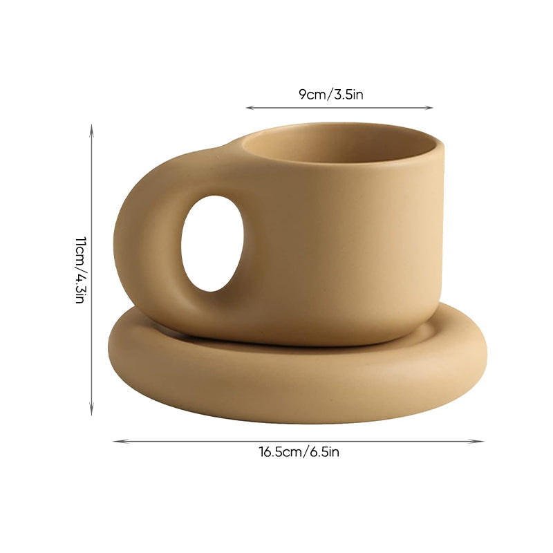 Nordic Minimalist Cute Fat Mug | Stornfield