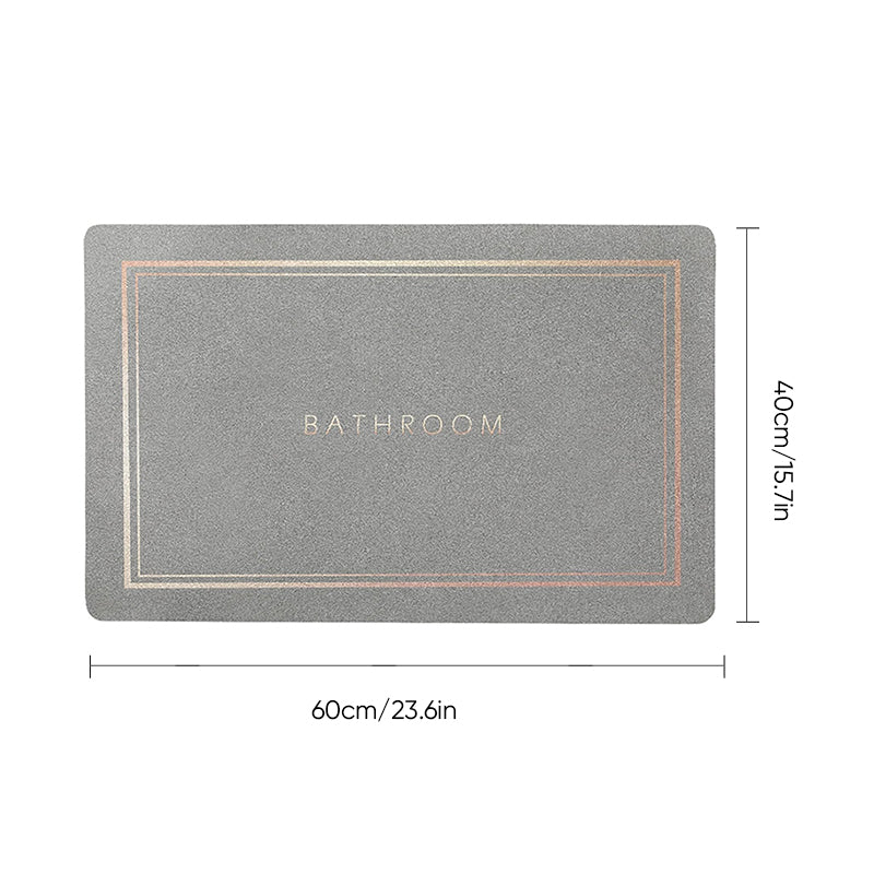 Minimalist Super Absorbent Quick Drying Bath Mat | Stornfield