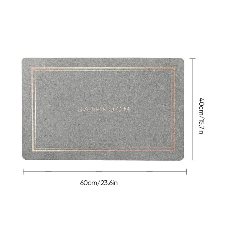 Minimalist Super Absorbent Quick Drying Bath Mat | Stornfield