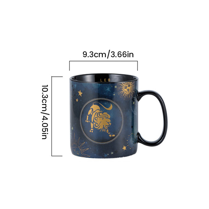12 Constellations Mug Cobalt Blue Ceramic Coffee Mug | Stornfield