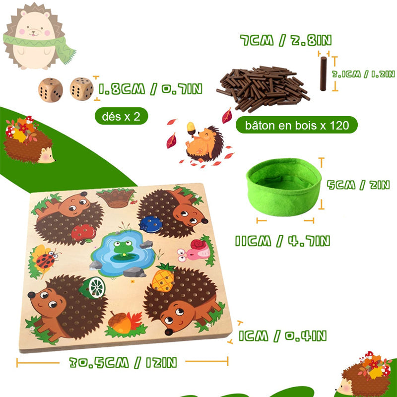 Hedgehog counting learning toys | Stornfield