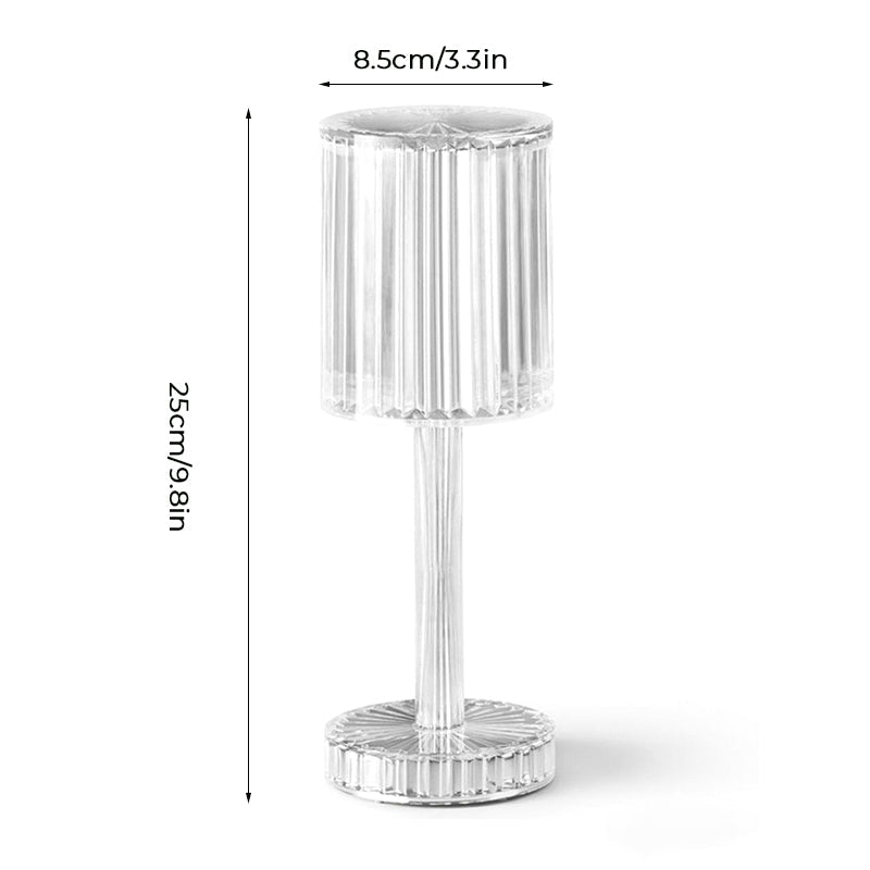 Stornfield | Lampe Crystal Gatsby à Contrôle Tactile