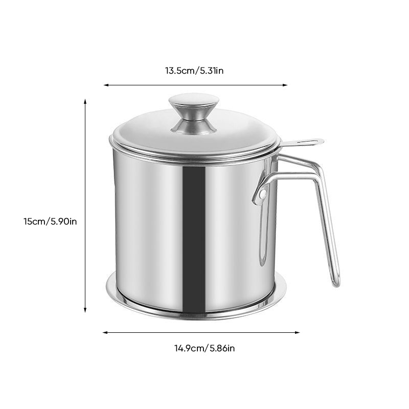 Stainless Steel Oil Filter Pot | Stornfield
