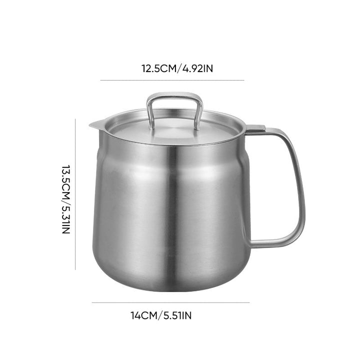 2-in-1 304 Stainless Steel Multifunctional Oil Strainer Pot | Stornfield