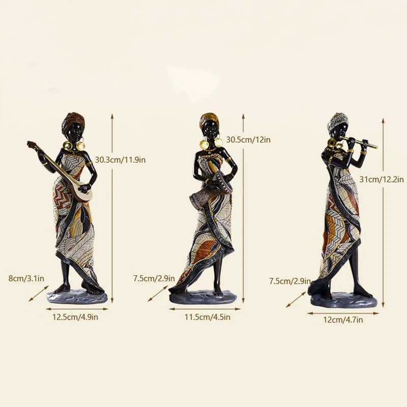 Stornfield | African Musician Sculpture