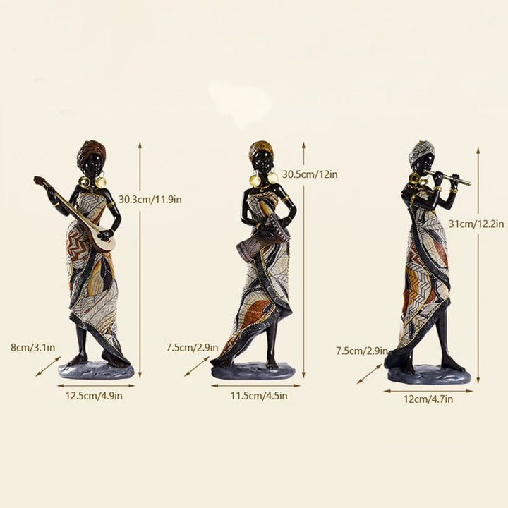 Stornfield | African Musician Sculpture