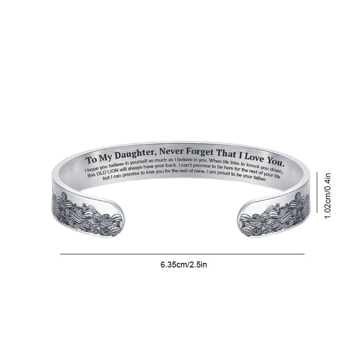 Stornfield | To My Daughter Proud of You Love Dad Bracelet