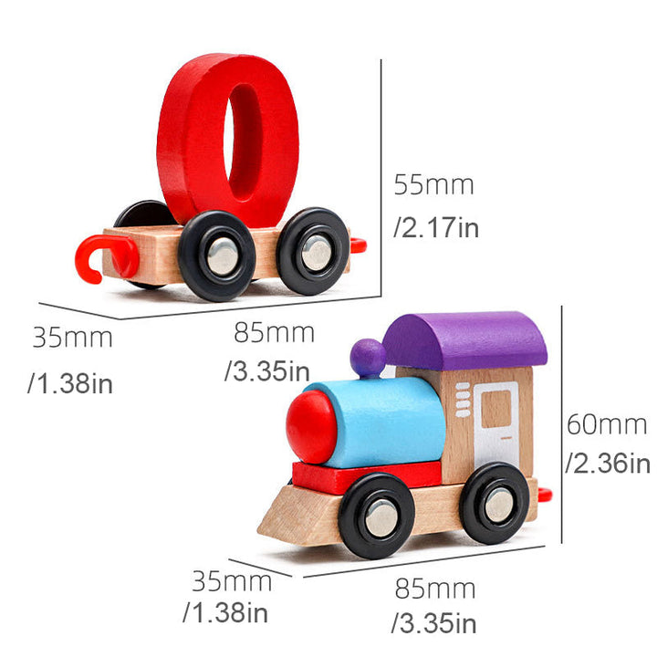 Stornfield Wooden Digital Pull Toy