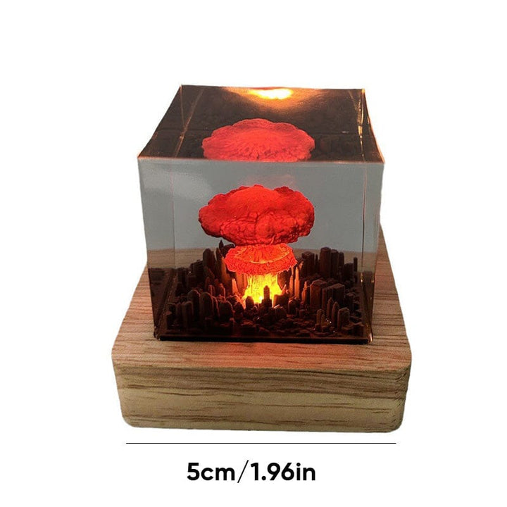 Resin Lamp With Explosive Bombs | Stornfield