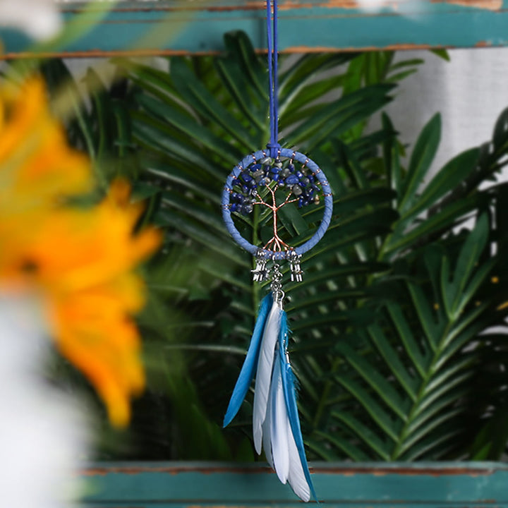 Stornfield | Frendorf Tree of Life Gemstone Dream Catcher Hanging Jewelry