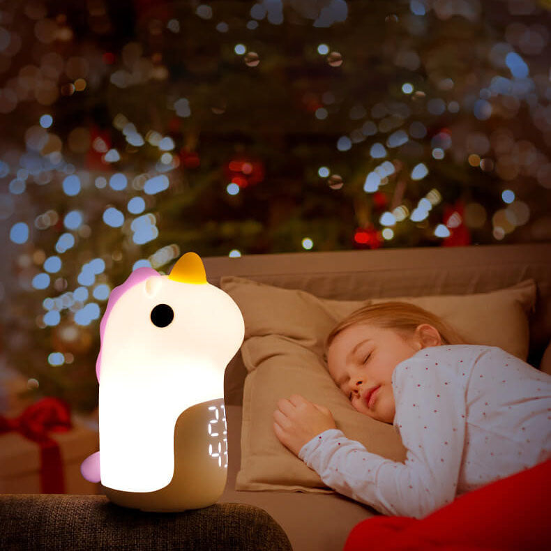 Stornfield | Unilora DreamLight Alarm Clock | Unicorn Design | Timer & LED Night Light | Nursery Decor