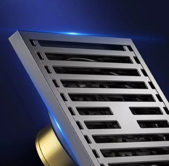 AquaShield Square Stainless Steel Floor Drain Stornfield