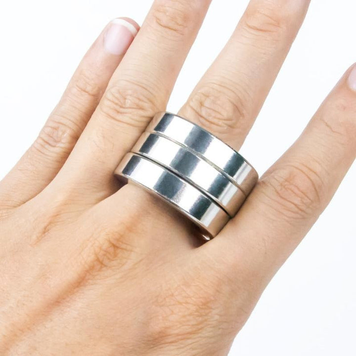 Stornfield | Foldable Four-Ring Titanium Steel Fidget Toy