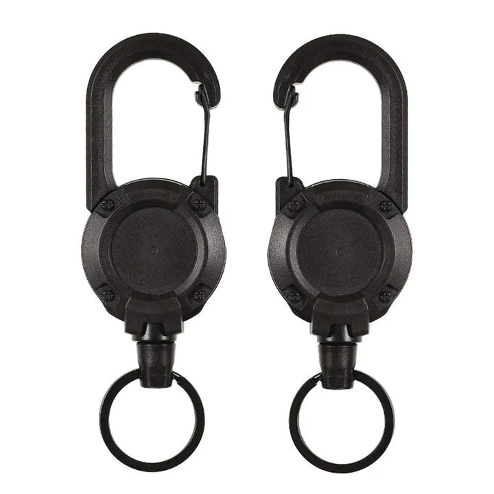Automatic retractable key holder made of wire rope for outdoor use | Stornfield