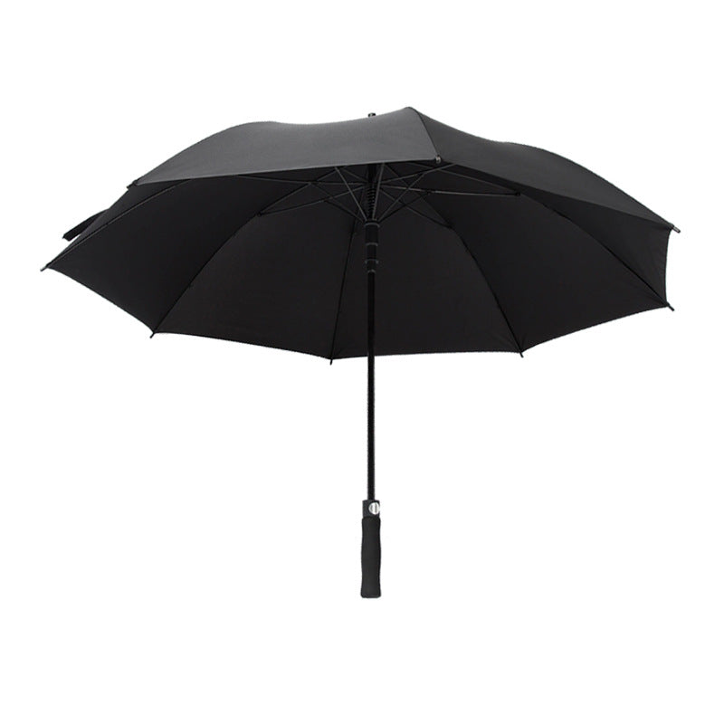 Unisex large umbrella with double protective canopy Stornfield
