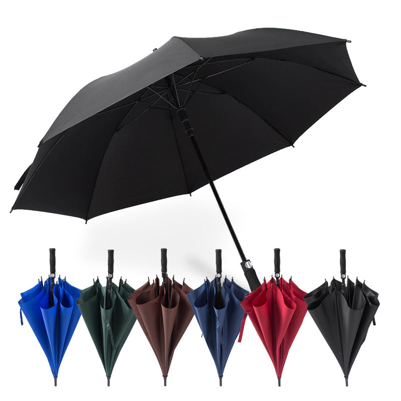 Unisex large umbrella with double protective canopy Stornfield