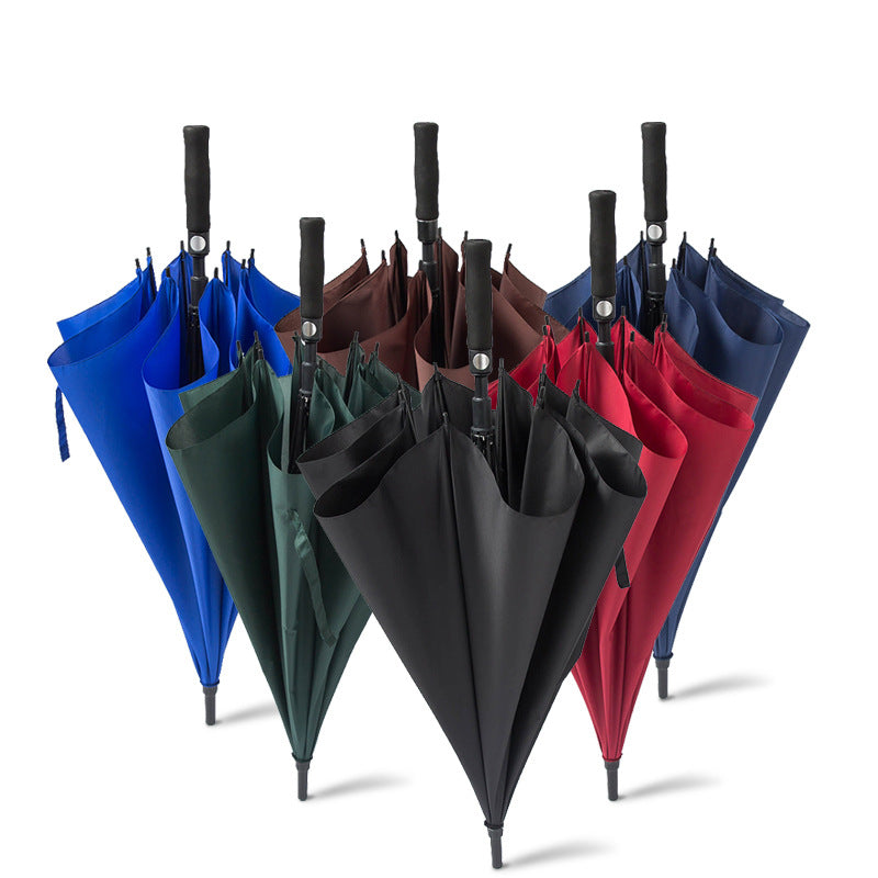 Unisex large umbrella with double protective canopy Stornfield
