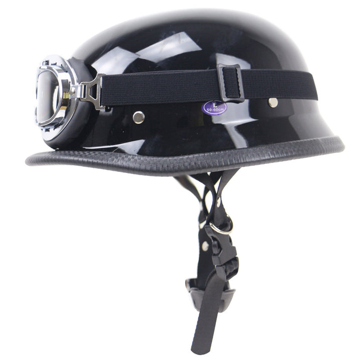 Retro Half-Helmet Motorcycle Protection with Goggles Stornfield